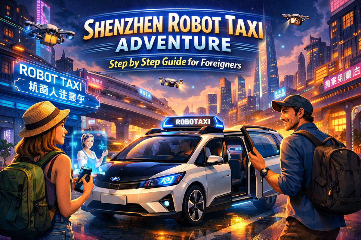 Shenzhen Robot Taxi - Step by Step Guide for Foreigners