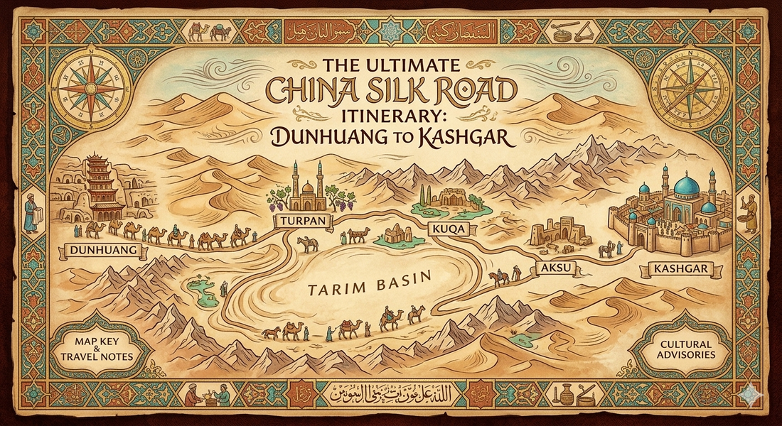The ultimate China Silk Road Itinerary: Dunhuang to Kashgar