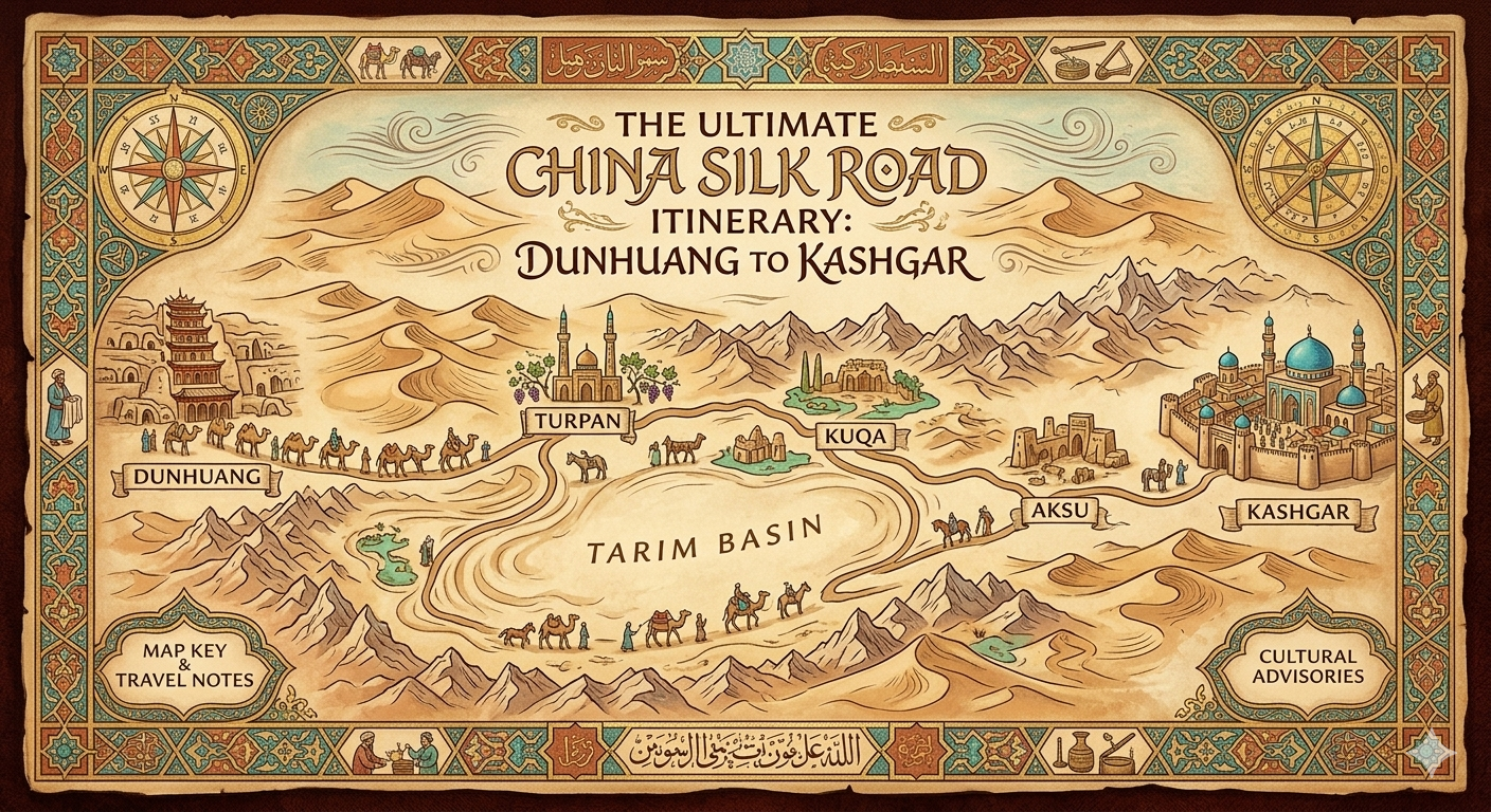 The ultimate China Silk Road Itinerary: Dunhuang to Kashgar