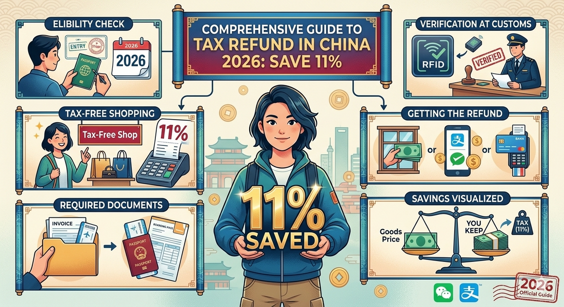 Comprehensive Guide to Tax Refund in China 2026: Save 11%