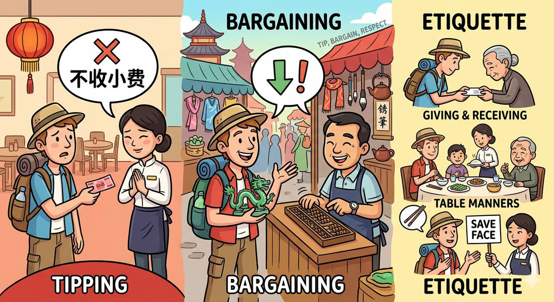 Tipping, Bargaining, and Etiquette: Unspoken Rules for Tourists in China