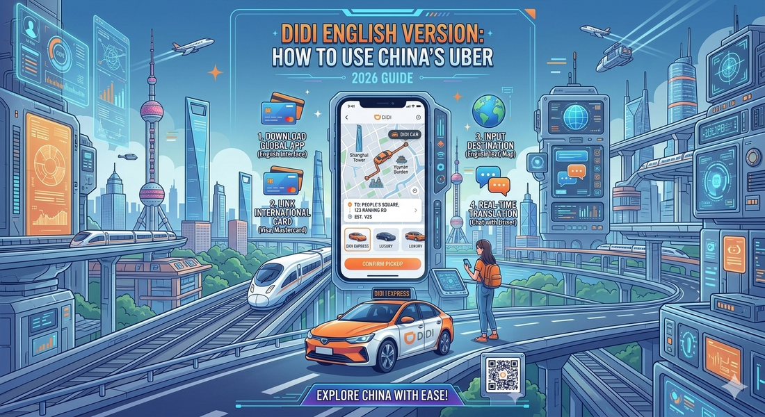 DiDi English Version: How to Use China's Uber | 2026 Guide