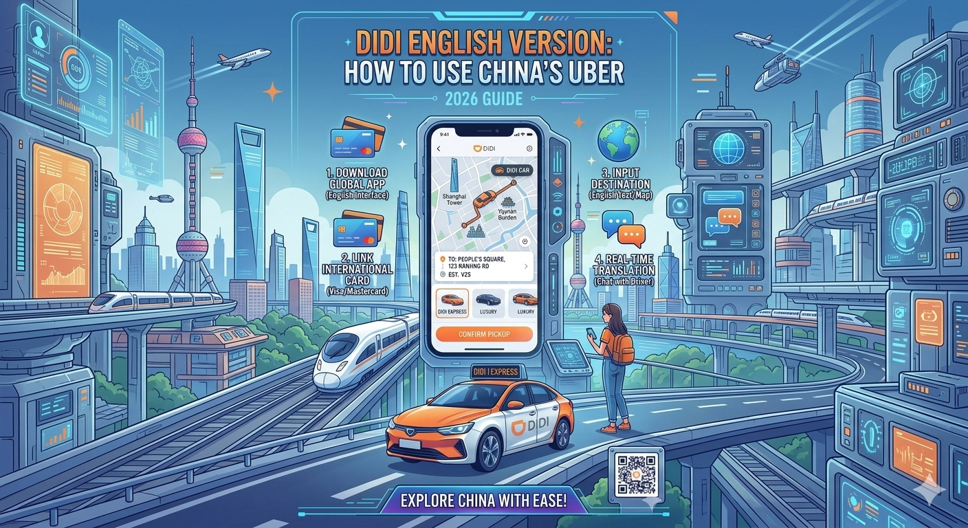 DiDi English Version: How to Use China's Uber | 2026 Guide