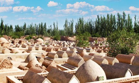 Abakh Hoja Tomb Glazed Ceramic Mausoleum
