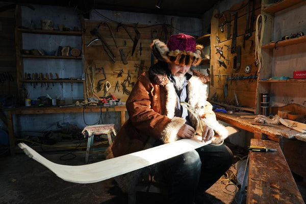 Altay City Ancient Fur Ski Workshop