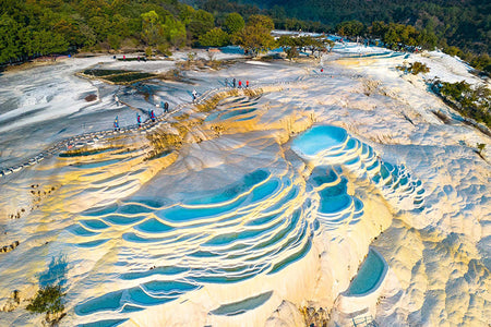 Baishuitai White Water Terraces Natural Calcium Pools