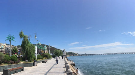 Binhai Road Scenic Coastal Drive and Hardwood Boardwalk Trek