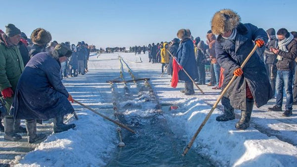 Chagan Lake Winter Ice Fishing Safari