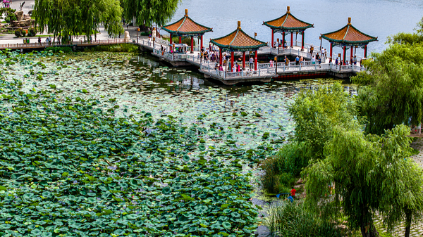 Changchun Nanhu Park Lake Promenade