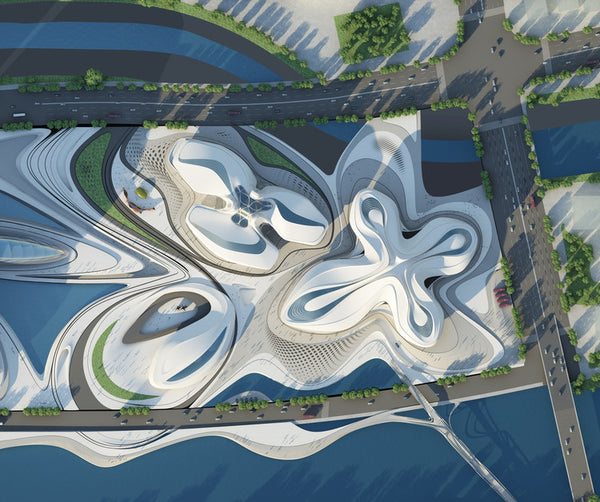 Changsha Contemporary Art Museum Geometric Cube Gallery