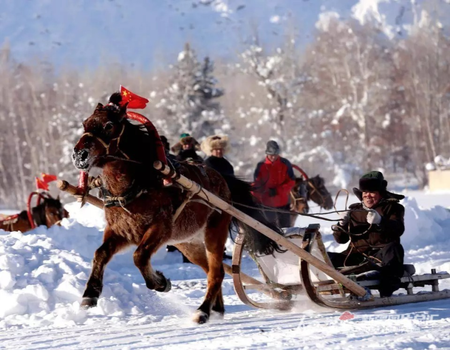 Chonghur Village Winter Sleigh Track