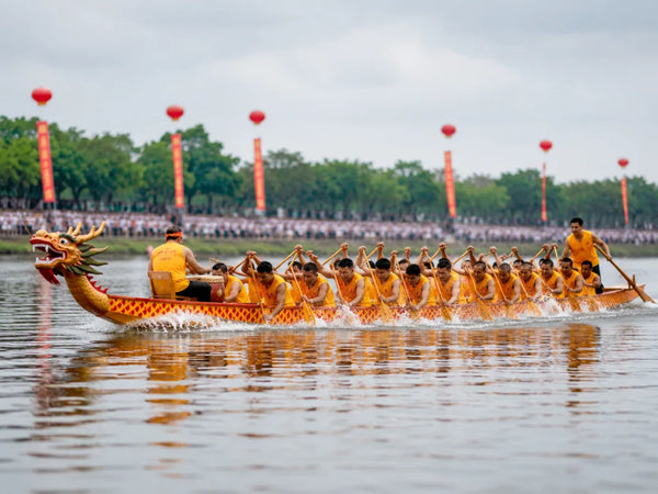 Dragon Boat Paddling on the Huangpu River