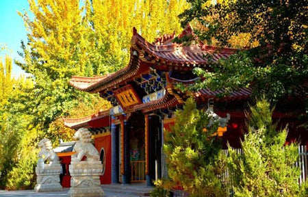 Dunhuang Leiyin Buddhist Temple Courtyard