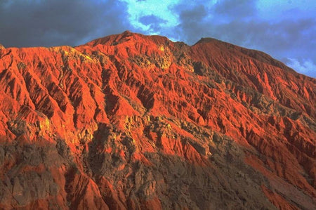 Flaming Mountains Red Sandstone Ridge