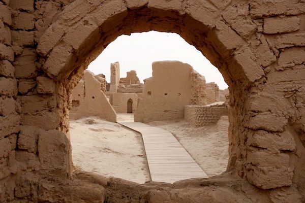 Gaochang Ruins Oasis Kingdom Clay Citadel