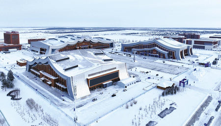 Hailar City Imin River Winter Ice Skate Track