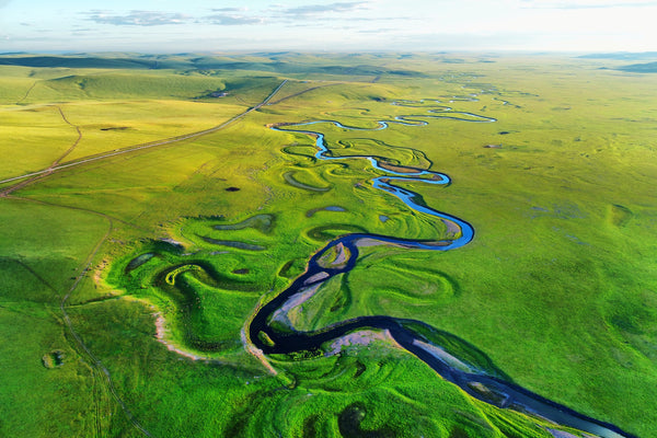 Hulunbuir Prairie Grassland Nomad Track (Morigele River)