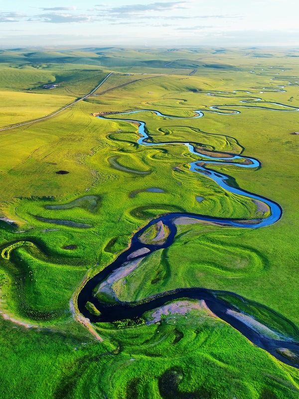 Hulunbuir Prairie Grassland Nomad Track (Morigele River)