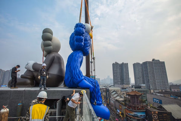 IFS Skyscraper KAWS Monument Rooftop Sculpture Garden