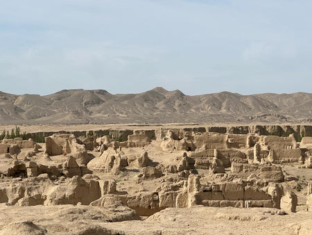 Jiaohe Ruins Ancient Rammed-Earth Plateau Citadel