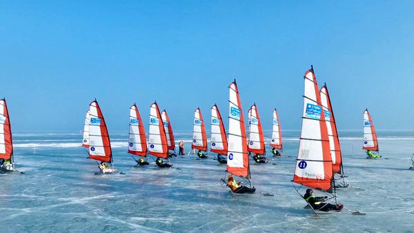 Jiuzhan Park Ice Sailing