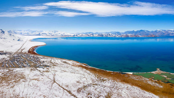 Karakul Alpine Lake Pamir Highway Boardwalk