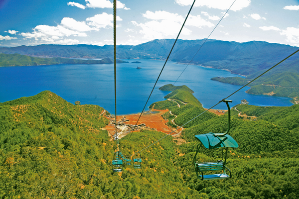Lugu Lake Gemu Goddess Mountain Cableway