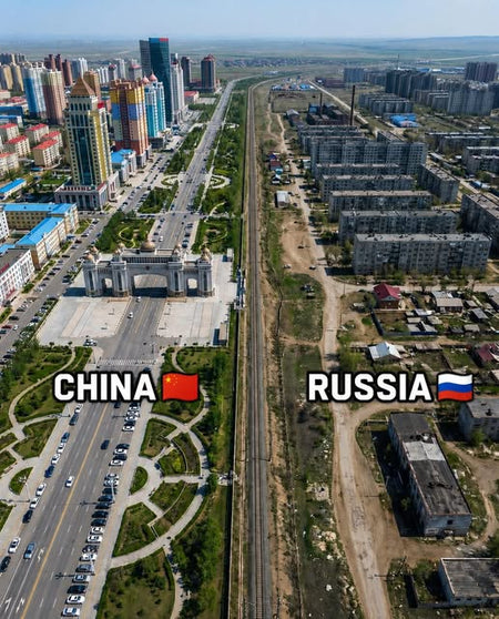 Manzhouli Sino-Russian Intercity Highway Border Look