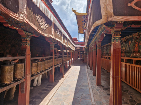 Ramoche Temple Ancient Timber Pathway