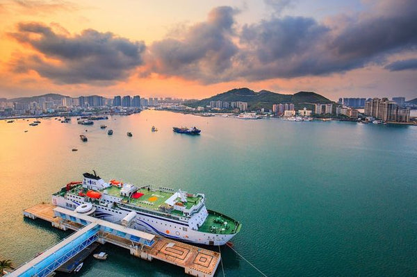 Sanya Yacht Harbor Sunset Promenade