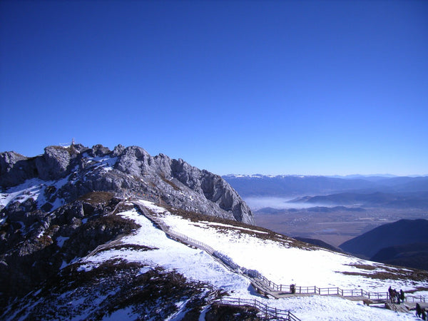 Shika Snow Mountain Blue Moon Valley Cableway Overlook