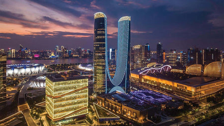 The Hangzhou International Center sky screen
