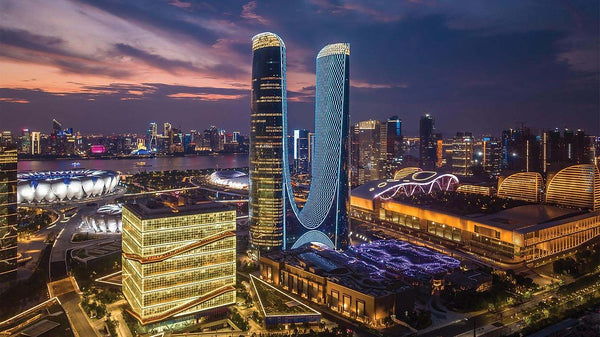 The Hangzhou International Center sky screen