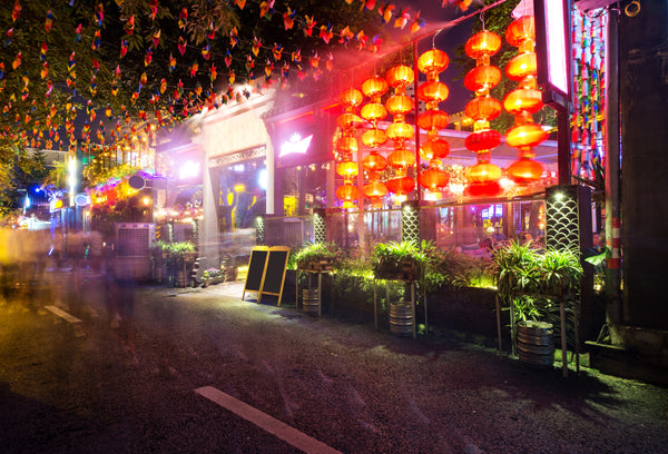 Tsingtao Brewery Street Neon Beer Alley (Dengzhou Lu)