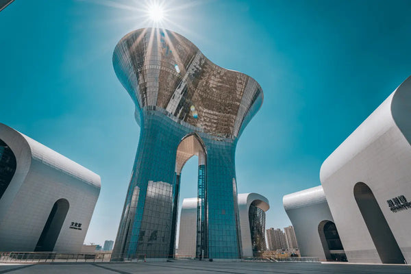 Urumqi Cultural Center High Tech Symphony Hall Plaza
