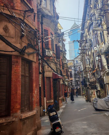 Wuchang Sanduoping Old Town Lane Network