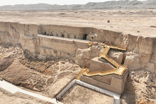 Wulapo Ancient Dynasty Fortress Ruins Lane