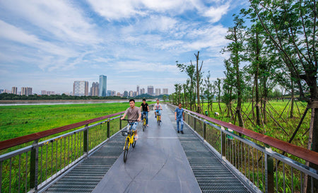 Xiangjiang Riverfront Greenways Eco-Bicycle Pathway