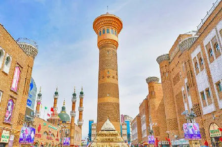 Xinjiang International Grand Bazaar Silk Road Observation Tower