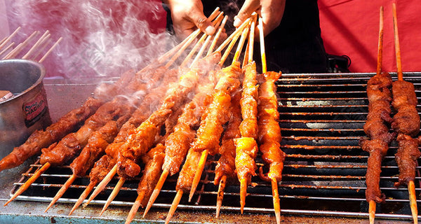 Yanji City Cumin Mutton Skewer Street