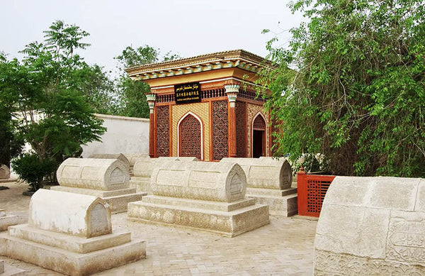 Yarkand King Tombs Blue Glazed Courtyard (Accessible via Kashgar Rails)