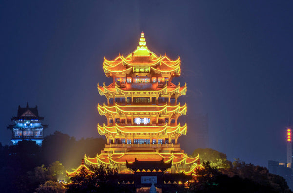 Yellow Crane Tower Ancient Pagoda Overlook